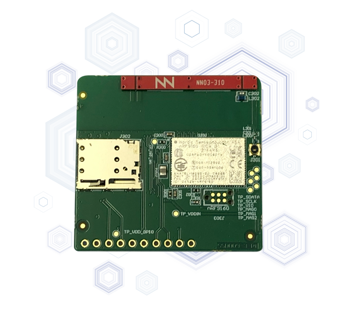 NB-IoT and LTE-M connectivity board for embedded IoT sensor applications