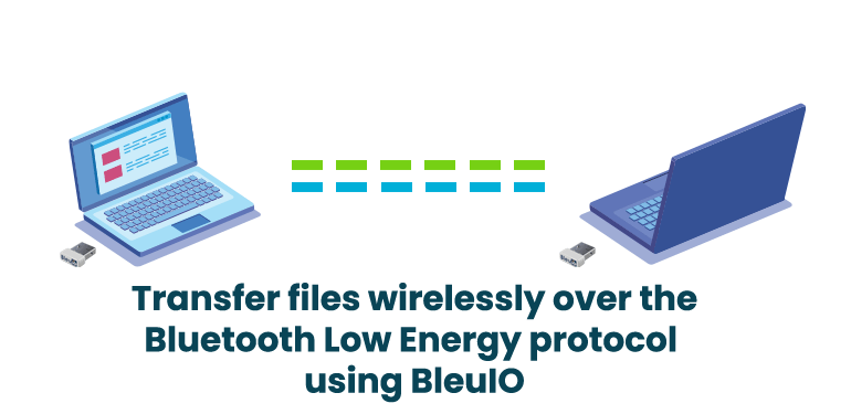 Transfer file wirelessly using bluetooth